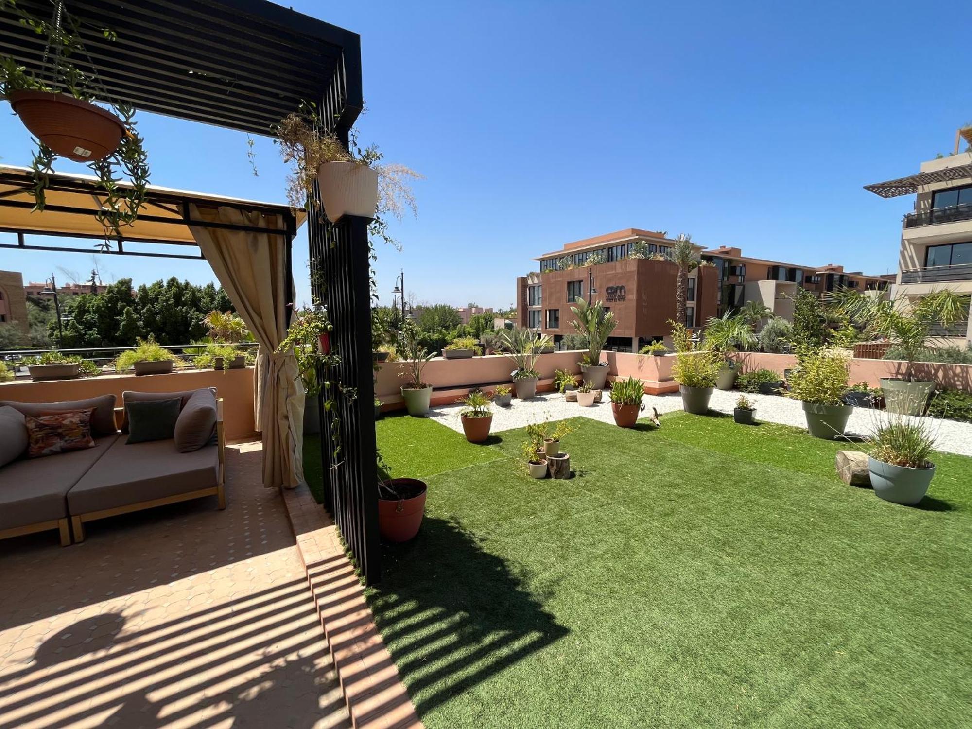 Marrakech M Avenue Terrasse Jardin Apartment Marrakesh Exterior foto