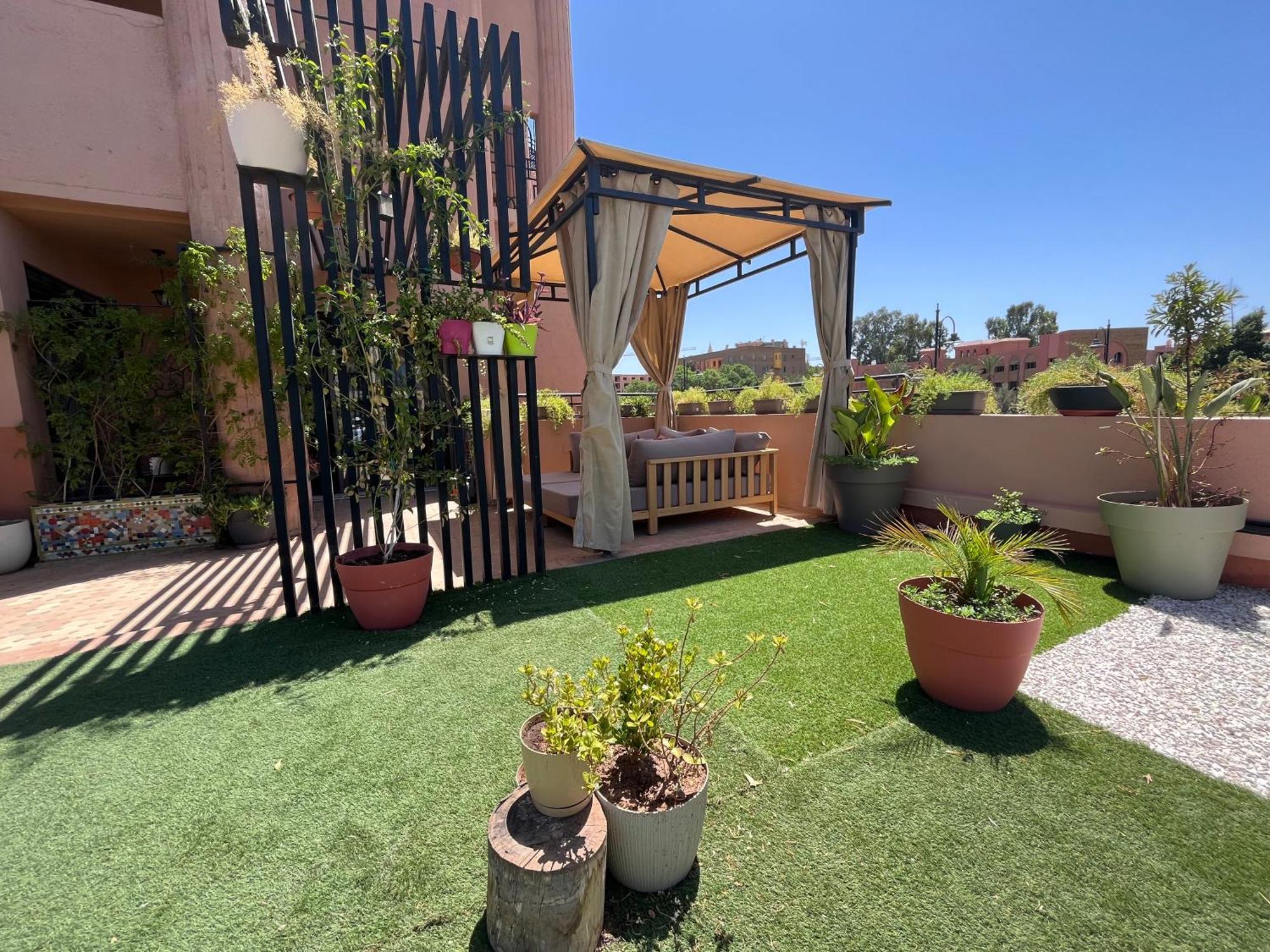 Marrakech M Avenue Terrasse Jardin Apartment Marrakesh Exterior foto